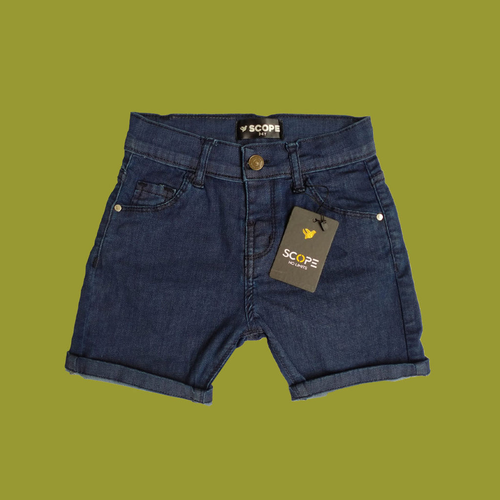 Light weight Navy Denim Short Virsa